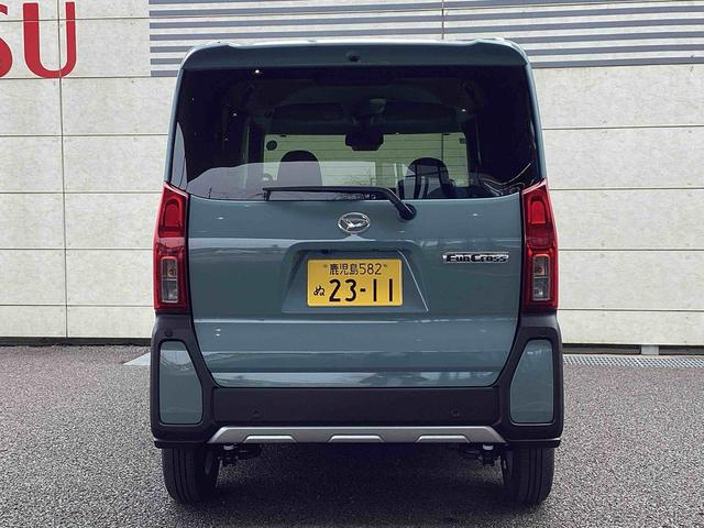 タントファンクロスインパネシフト　プッシュスタートスイッチ　電子カードキー　電動パーキングブレーキ　ディスプレイオーディオ　左右パワースライドドア　誤発進抑制機能　レーンキープアシスト　ＡＢＳ　アルミホイール（鹿児島県）の中古車