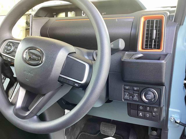 タントファンクロスインパネシフト　プッシュスタートスイッチ　電子カードキー　電動パーキングブレーキ　ディスプレイオーディオ　左右パワースライドドア　誤発進抑制機能　レーンキープアシスト　ＡＢＳ　アルミホイール（鹿児島県）の中古車