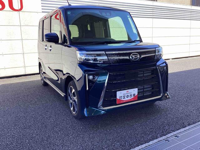 タントカスタムＸインパネシフト　プッシュスタートスイッチ　電子カードキー　電動パーキングブレーキ　カーナビ　リヤ両側パワースライドドア　レーンキープアシスト　オートマチックハイビーム　ＡＢＳ　前後ブレーキサポート（鹿児島県）の中古車