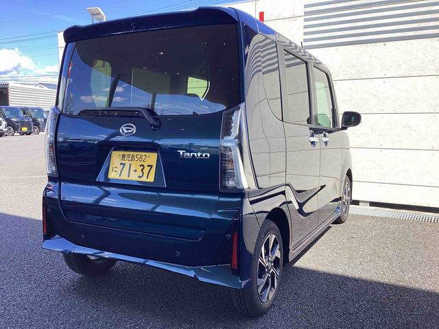 タントカスタムＸインパネシフト　プッシュスタートスイッチ　電子カードキー　電動パーキングブレーキ　カーナビ　リヤ両側パワースライドドア　レーンキープアシスト　オートマチックハイビーム　ＡＢＳ　前後ブレーキサポート（鹿児島県）の中古車