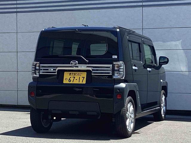 タフトＧインパネシフト　プッシュスタートスイッチ　電子カードキー　電動パーキングブレーキ　カーナビ　オートマチックハイビーム　パノラマサンルーフ　衝突被害軽減システム（鹿児島県）の中古車