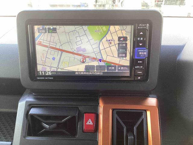 タフトＧインパネシフト　プッシュスタートスイッチ　電子カードキー　電動パーキングブレーキ　カーナビ　オートマチックハイビーム　パノラマサンルーフ　衝突被害軽減システム（鹿児島県）の中古車