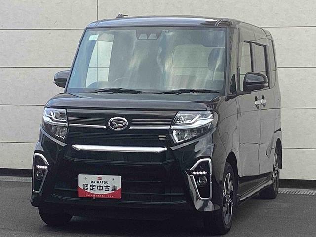 タントカスタムXインパネシフト プッシュスタートスイッチ 電子カードキー 両側電動スライドドア カーナビ レーンアシスト オートマチックハイビーム 衝突軽減ブレーキサポート(鹿児島県)の中古車