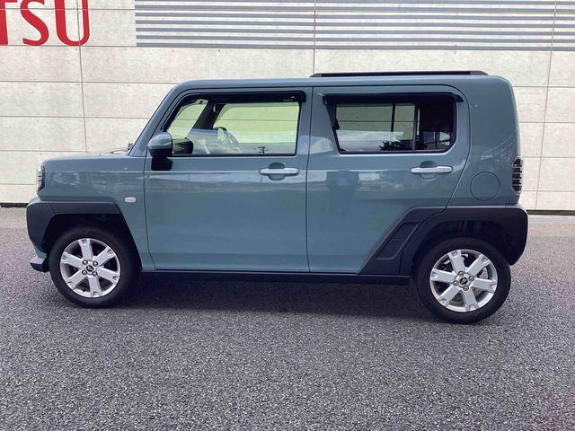タフトＧインパネシフト　プッシュスタートスイッチ　電子カードキー　伝導パーキングブレーキ　カーナビ　車線逸脱警報装置　スカイルーフ　アルミホイール　オートマチックハイビーム　ＡＢＳ（鹿児島県）の中古車