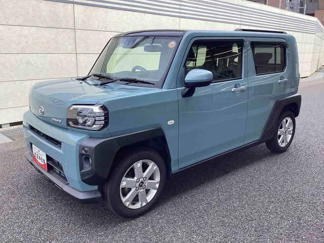 タフトＧインパネシフト　プッシュスタートスイッチ　電子カードキー　伝導パーキングブレーキ　カーナビ　車線逸脱警報装置　スカイルーフ　アルミホイール　オートマチックハイビーム　ＡＢＳ（鹿児島県）の中古車