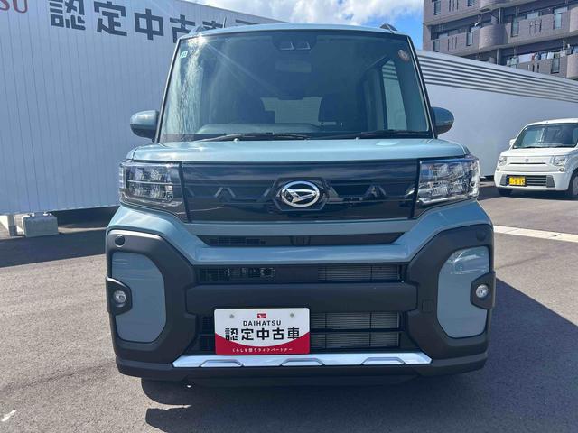 タントファンクロスターボターボ車　オーディオレス　バックカメラ　コーナーセンサー　両側電動スライドドア　ＬＥＤヘッドライト＆フォグ　オートライト　シートヒーター　エコアイドル非装着車　衝突回避支援システム（鹿児島県）の中古車