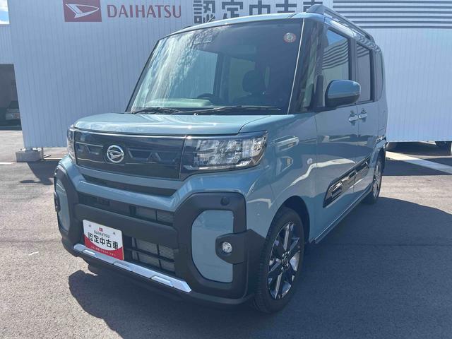 タントファンクロスターボターボ車　オーディオレス　バックカメラ　コーナーセンサー　両側電動スライドドア　ＬＥＤヘッドライト＆フォグ　オートライト　シートヒーター　エコアイドル非装着車　衝突回避支援システム（鹿児島県）の中古車