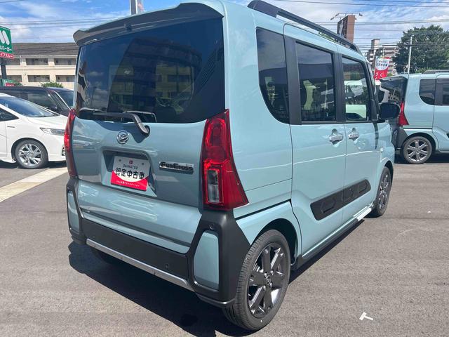 タントファンクロスターボターボ車　オーディオレス　バックカメラ　コーナーセンサー　両側電動スライドドア　ＬＥＤヘッドライト＆フォグ　オートライト　シートヒーター　エコアイドル非装着車　衝突回避支援システム（鹿児島県）の中古車