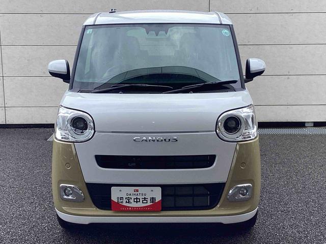 ムーヴキャンバスストライプスＧインパネシフト　プッシュスタートスイッチ　電子カードキー　電動パーキングブレーキ　両側電動スライドドア　車線逸脱警告　衝突被害軽減システム　ＡＢＳ（鹿児島県）の中古車