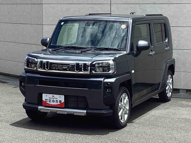 タフトＧ　クロムベンチャーインパネシフト　プッシュスタートスイッチ　電子カードキー　カーナビ　衝突被害軽減ブレ−キ　レーンキープ　パノラマルーフ　オートハイビーム　ＡＢＳ　アルミホイール（鹿児島県）の中古車