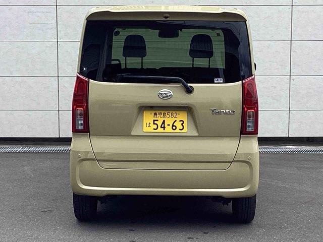 タントXターボターボ車 インパネシフト プッシュスタートスイッチ 電子カードキー 電動パーキングブレーキ 両側スライドドア左側電動スライドドア 車線逸脱警報 衝突被害軽減システム ABS(鹿児島県)の中古車