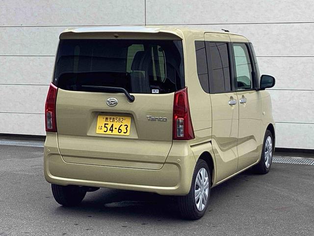 タントXターボターボ車 インパネシフト プッシュスタートスイッチ 電子カードキー 電動パーキングブレーキ 両側スライドドア左側電動スライドドア 車線逸脱警報 衝突被害軽減システム ABS(鹿児島県)の中古車