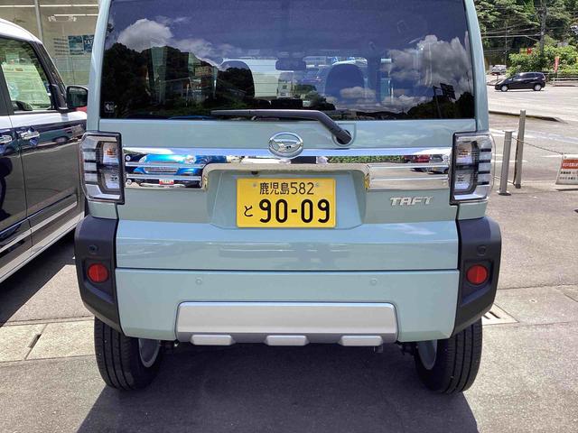 タフトＧ　クロムベンチャーインパネシフト　プッシュスタートスイッチ　電子カードキー　電動パーキングブレーキ　衝突被害軽減装置　レーンアシスト　オートマチックハイビーム　スカイルーフ　エアバック　アルミホイール　ＡＢＳ（鹿児島県）の中古車