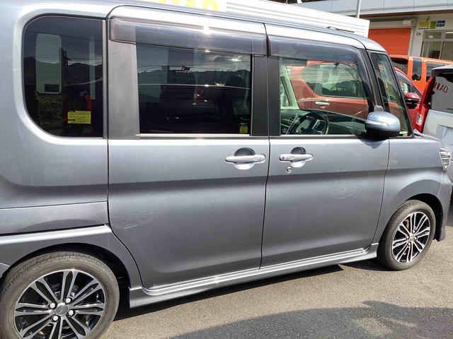 タントカスタムＲＳ　トップエディションＳＡターボ車　インパネシフト　プッシュスタートスイッチ　電子カードキー　衝突被害軽減　アルミホイール　両側パワースライドドア　ＡＢＳ（鹿児島県）の中古車