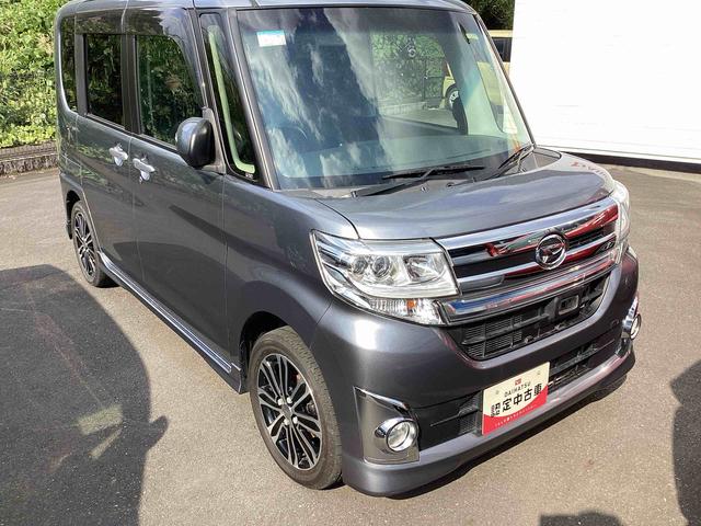 タントカスタムＲＳ　トップエディションＳＡターボ車　インパネシフト　プッシュスタートスイッチ　電子カードキー　衝突被害軽減　アルミホイール　両側パワースライドドア　ＡＢＳ（鹿児島県）の中古車