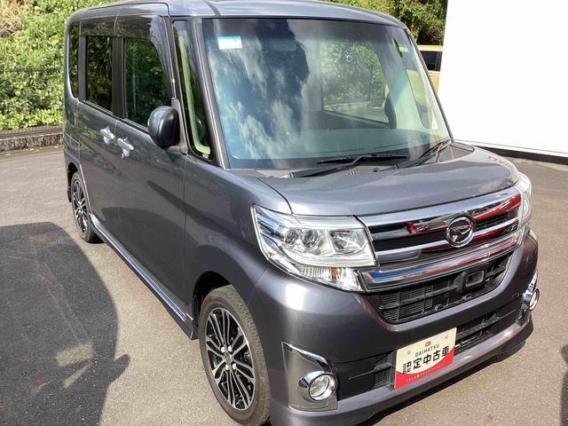 タントカスタムＲＳ　トップエディションＳＡターボ車　インパネシフト　プッシュスタートスイッチ　電子カードキー　衝突被害軽減　アルミホイール　両側パワースライドドア　ＡＢＳ（鹿児島県）の中古車