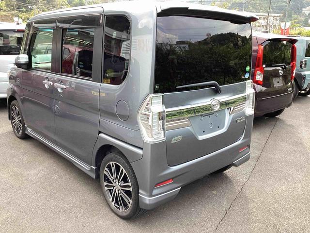 タントカスタムＲＳ　トップエディションＳＡターボ車　インパネシフト　プッシュスタートスイッチ　電子カードキー　衝突被害軽減　アルミホイール　両側パワースライドドア　ＡＢＳ（鹿児島県）の中古車