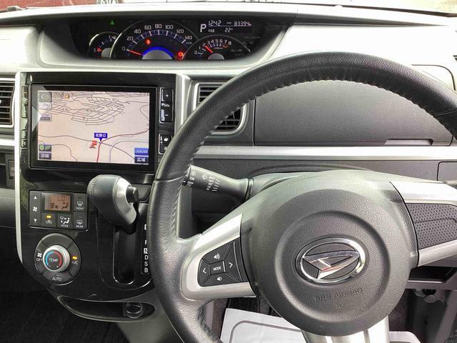 タントカスタムＲＳ　トップエディションＳＡターボ車　インパネシフト　プッシュスタートスイッチ　電子カードキー　衝突被害軽減　アルミホイール　両側パワースライドドア　ＡＢＳ（鹿児島県）の中古車