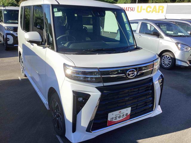 タントカスタムＸインパネシフト　プッシュスタートスイッチ　電子カードキー　ディスプレイオーディオ　衝突軽減ブレーキ　車線逸脱防止　アルミホイール　ＡＢＳ（鹿児島県）の中古車