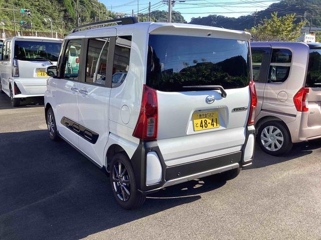 タントファンクロスインパネシフト　プッシュスタートスイッチ　電子カードキー　電動パーキングブレーキ　衝突軽減システム　レーンキープアシスト　アルミホイール　ＡＢＳ（鹿児島県）の中古車