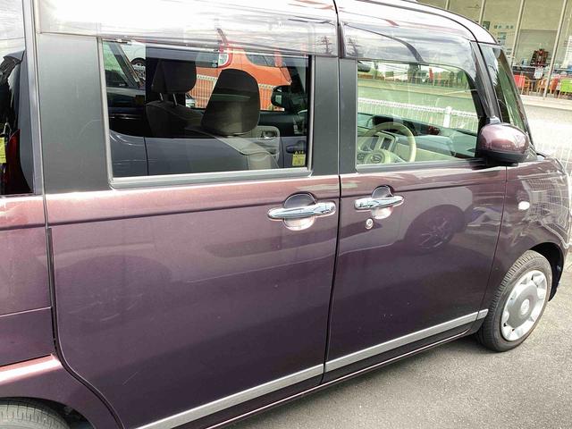 ムーヴキャンバスＸメイクアップリミテッド　ＳＡIIIインパネシフト　プッシュスタートスイッチ　電子カードキー　衝突被害軽減システム　ＡＢＳ　レーンキープ　カーナビ　オートエアコン（鹿児島県）の中古車