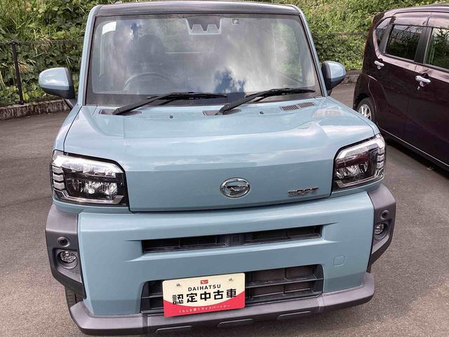 タフトＧインパネシフト　プッシュスタートスイッチ　電子カードキー　運転席助手席エアバッグ　被害軽減ブレーキ　オートマチックハイビーム　車線逸脱防止　ガラスルーフ　アルミホイール　ＡＢＳ（鹿児島県）の中古車
