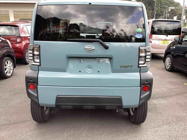 タフトＧインパネシフト　プッシュスタートスイッチ　電子カードキー　運転席助手席エアバッグ　被害軽減ブレーキ　オートマチックハイビーム　車線逸脱防止　ガラスルーフ　アルミホイール　ＡＢＳ（鹿児島県）の中古車
