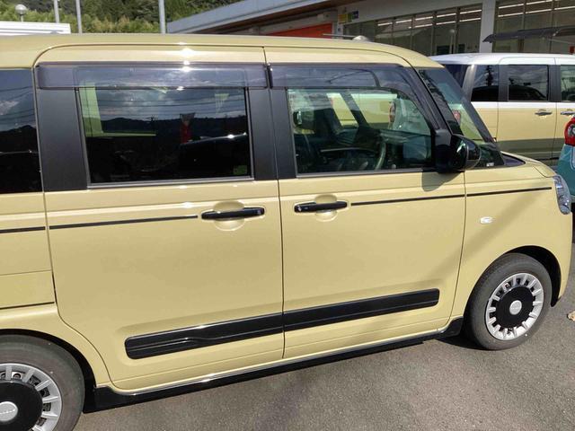 ムーヴキャンバスセオリーＧインパネシフト　プッシュスタートスイッチ　電子カードキー　電動パーキングブレーキ　ディスプレイオーディオ　両側電動スライドドア　衝突軽減ブレーキ　車線逸脱警報　オートハイビーム　ＡＢＳ（鹿児島県）の中古車