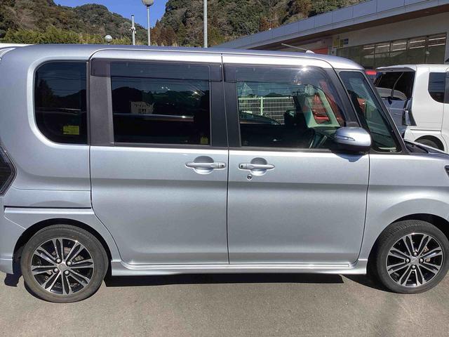 タントカスタムＲＳ　トップエディションＳＡIIIターボモデル　インパネシフト　プッシュスタートスイッチ　電子カードキー　アルミホイール　ＡＢＳ　プリクラッシュセーフティー（鹿児島県）の中古車