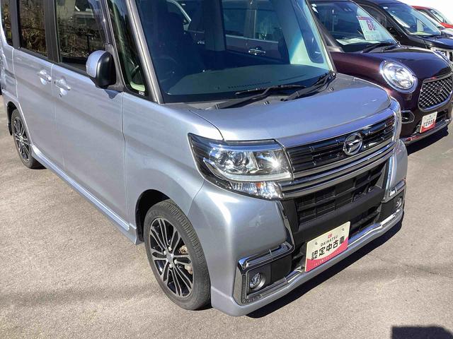 タントカスタムＲＳ　トップエディションＳＡIIIターボモデル　インパネシフト　プッシュスタートスイッチ　電子カードキー　アルミホイール　ＡＢＳ　プリクラッシュセーフティー（鹿児島県）の中古車