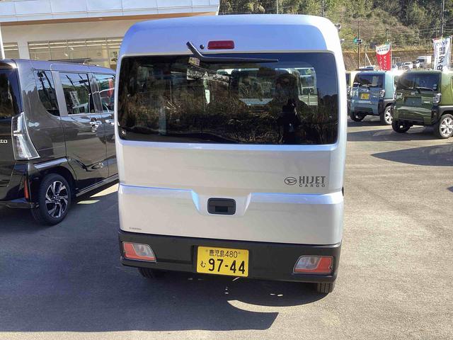 ハイゼットカーゴＤＸインパネシフト　両側スライドドア　オートマチックハイビーム　レーダーブレーキサポート　車線逸脱　衝突被害軽減システム　ＡＢＳ　デュアルエアバッグ（鹿児島県）の中古車