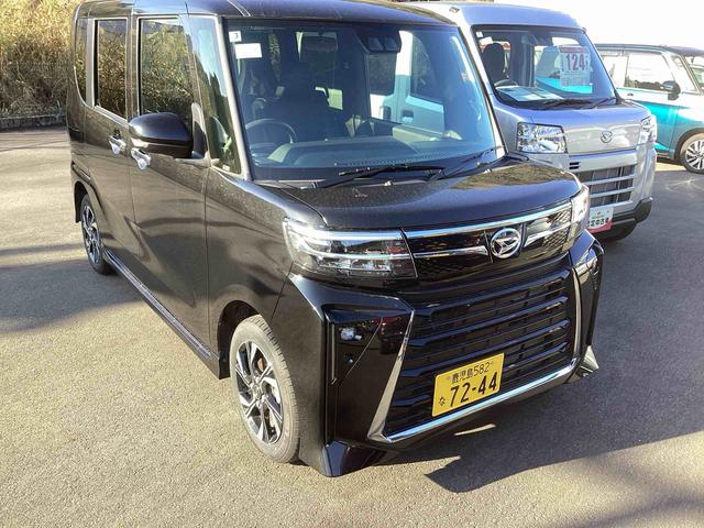 タントカスタムＸインパネシフト　プッシュスタートスイッチ　電子カードキー　電動パーキングブレーキ　両側電動スライドドア　アルミホイール　ＡＴハイビーム　ＡＢＳ付（鹿児島県）の中古車