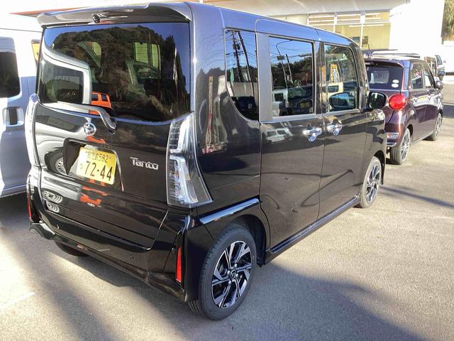 タントカスタムＸインパネシフト　プッシュスタートスイッチ　電子カードキー　電動パーキングブレーキ　両側電動スライドドア　アルミホイール　ＡＴハイビーム　ＡＢＳ付（鹿児島県）の中古車