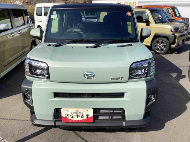 タフトＧインパネシフト　プッシュスタートスイッチ　電子カードキー　電動パーキングブレーキ　車線逸脱防止　ムーンルーフ　オートマチックハイビーム　アルミホイール　踏み間違い防止アシスト　ＡＢＳ（鹿児島県）の中古車