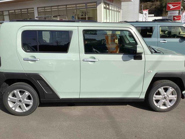 タフトＧインパネシフト　プッシュスタートスイッチ　電子カードキー　電動パーキングブレーキ　車線逸脱防止　ムーンルーフ　オートマチックハイビーム　アルミホイール　踏み間違い防止アシスト　ＡＢＳ（鹿児島県）の中古車