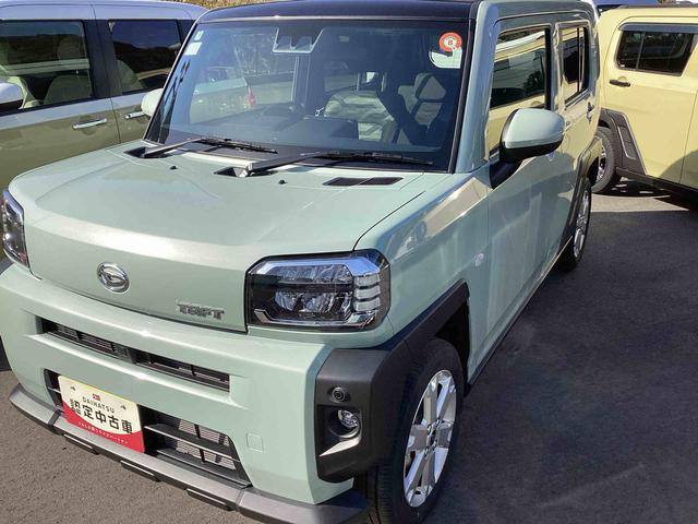 タフトＧインパネシフト　プッシュスタートスイッチ　電子カードキー　電動パーキングブレーキ　車線逸脱防止　ムーンルーフ　オートマチックハイビーム　アルミホイール　踏み間違い防止アシスト　ＡＢＳ（鹿児島県）の中古車