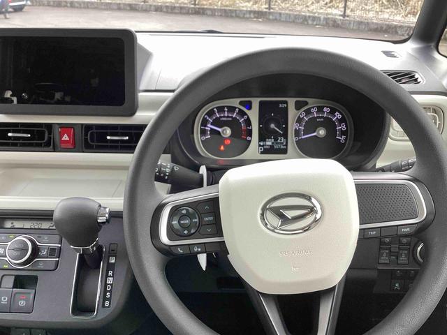 ムーヴキャンバスストライプスＧインパネシフト　プッシュスタートスイッチ　電子カードキー　電動パーキングブレーキ　衝突被害軽減　車線逸脱　オートハイビーム　ＡＢＳ（鹿児島県）の中古車