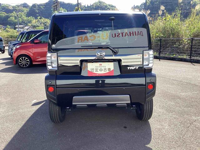 タフトＧ　ダーククロムベンチャーインパネシフト　プッシュスタートスイッチ　電子カードキー　カーナビ　シートヒーター　衝突軽減ブレーキ　車線逸脱警報装置　オートハイビーム　アルミホイール　ガラスルーフ（鹿児島県）の中古車