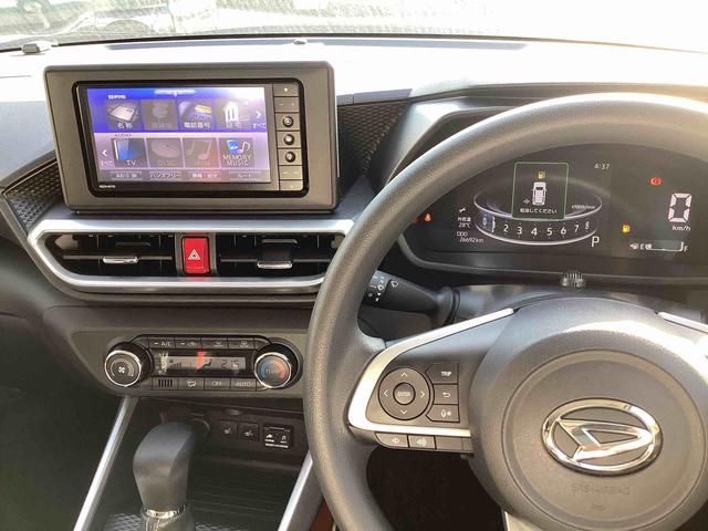 ロッキーＧフロアＣＶＴ車　プッシュスタートスイッチ　電子カードキー　カーナビ　車線逸脱警告　誤発進抑制機能　ＡＢＳ　アルミホイール（鹿児島県）の中古車