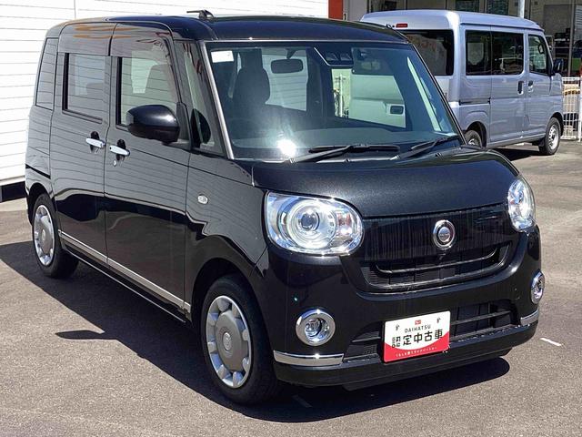 ムーヴキャンバスＧブラックインテリアリミテッド　ＳＡIIIインパネシフト　プッシュスタートスイッチ　電子カードキー　カーナビ　衝突被害軽減システム　レーンアシスト　踏み間違え防止　ＡＢＳ（鹿児島県）の中古車