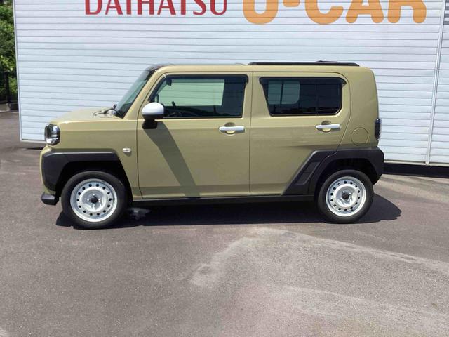 タフトGインパネシフト プッシュスタートスイッチ 電子カードキー 踏み間違い防止アシスト 車線逸脱防止 スタイリッシュガラスルーフ オートマチックハイビーム ABS(鹿児島県)の中古車
