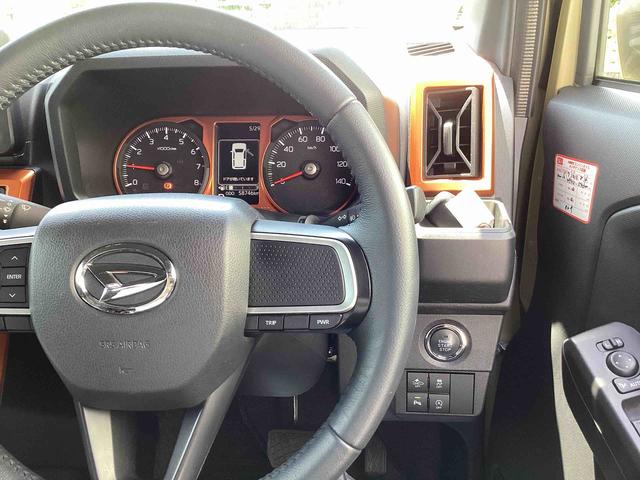 タフトGインパネシフト プッシュスタートスイッチ 電子カードキー 踏み間違い防止アシスト 車線逸脱防止 スタイリッシュガラスルーフ オートマチックハイビーム ABS(鹿児島県)の中古車