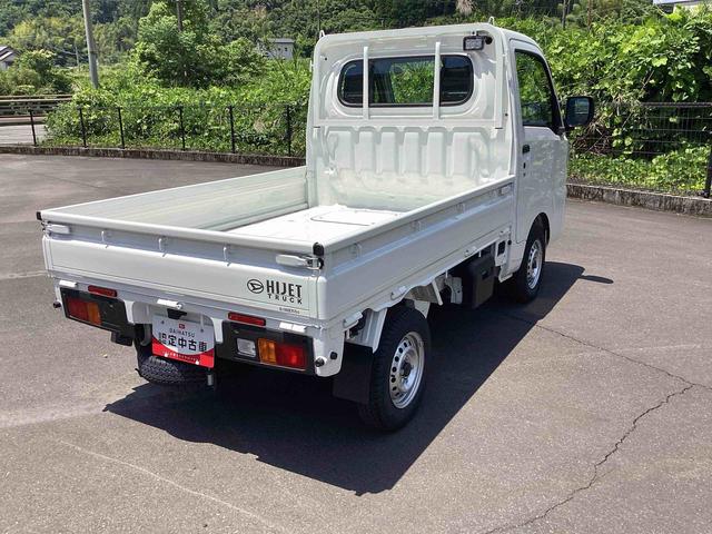 ハイゼットトラックスタンダード 農用スペシャル切り替え4WD フロアCVT車 電子カードキー プッシュスタートスイッチ エアコン パワステ パワーウィンドウ デュアルエアバック オートハイビーム レーンキープアシスト(鹿児島県)の中古車