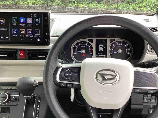 ムーヴキャンバスストライプスＧインパネシフト　プッシュスタートスイッチ　ディスプレイオーディオ　電子カードキー　電動パーキングブレーキ　両側電動スライドドア　ハイビームアシスト　レーンキープアシスト　衝突被害軽減システム（鹿児島県）の中古車