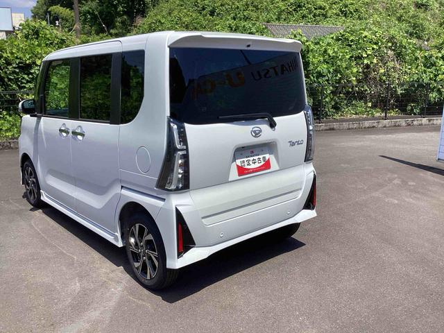 タントカスタムXインパネシフト プッシュスタートスイッチ 電子カードキー 電動パーキングブレーキ 両側電動スライドドア 衝突軽減ブレーキサポート レーンアシスト オートマチックハイビーム ABS付 アルミホイール(鹿児島県)の中古車