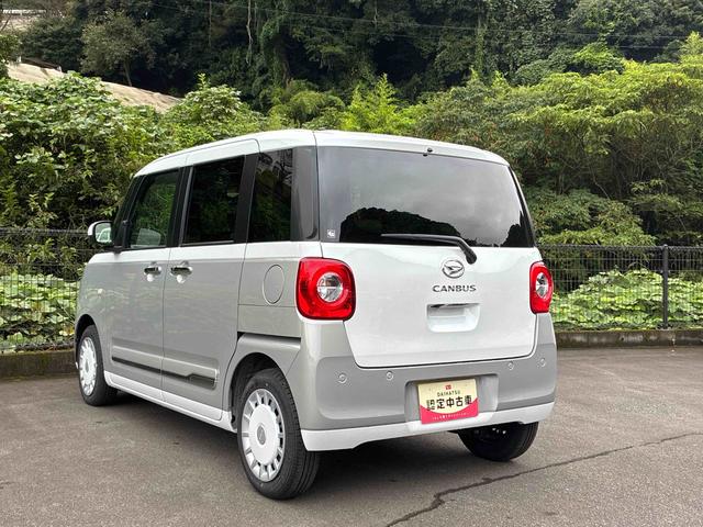 ムーヴキャンバスストライプスＧ★ボディコーティング　（ガードコスメ施工）★　プッシュスタートスイッチ　電子カードキー　電動パーキングブレーキ　両側電動スライドドア　衝突被害軽減システム　レーンキープアシスト（鹿児島県）の中古車