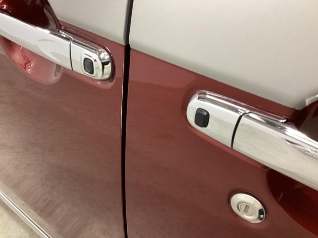 ムーヴキャンバスＧメイクアップ　ＳＡIIIインパネシフト　プッシュスタートスイッチ　電子カードキー　両側スライドドア（鹿児島県）の中古車