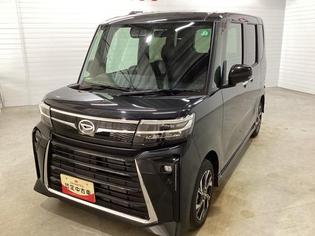 タントカスタムＸインパネシフト　プッシュスタートスイッチ　電子カードキー　ＡＢＳ付　アルミホイール　スライドドア　車線逸脱警報装置（鹿児島県）の中古車