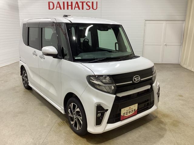 タントカスタムＸインパネシフト　プッシュスタートスイッチ　電子カードキー　カーナビ　バックモニター　車線逸脱警報装置　アルミホイール　ＡＢＳ付　エアバック付き（鹿児島県）の中古車