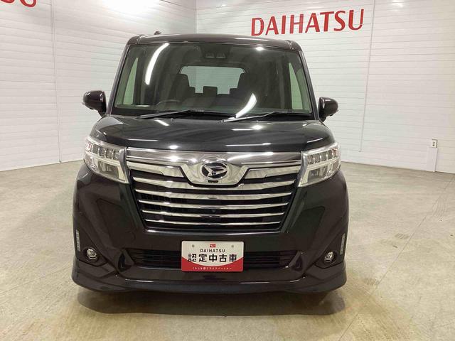 トールカスタムＧ　ターボ　ＳＡIIIカーナビ　プッシュスタートスイッチ　ターボ車　電子カードキー　衝突回避支援ブレーキ　　両側スライドドア　オートハイビーム　アルミホイール　ＡＢＳ（鹿児島県）の中古車